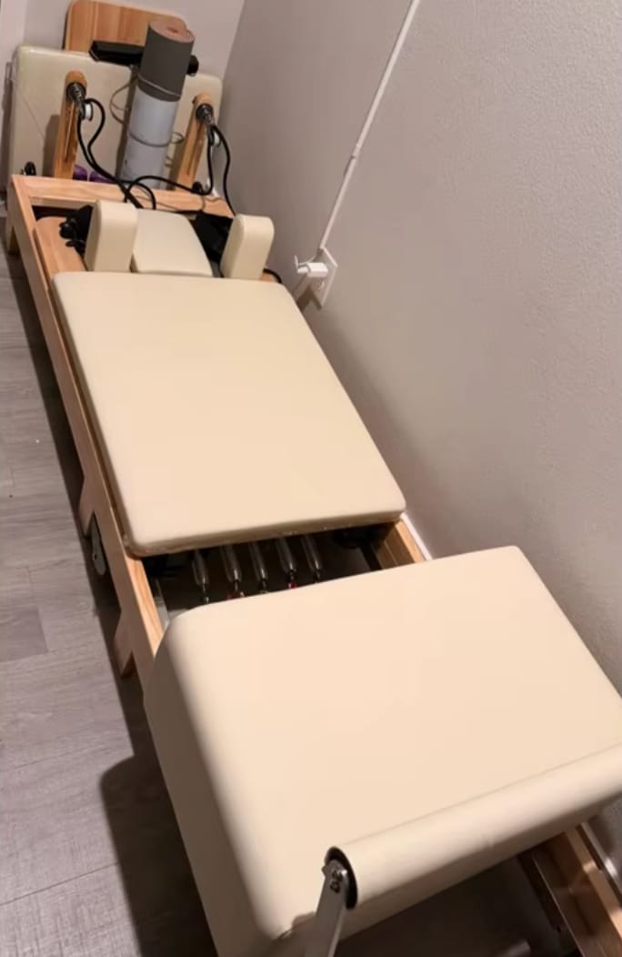 Customer photo review of GoodForm™ Wooden Studio Pilates Reformer