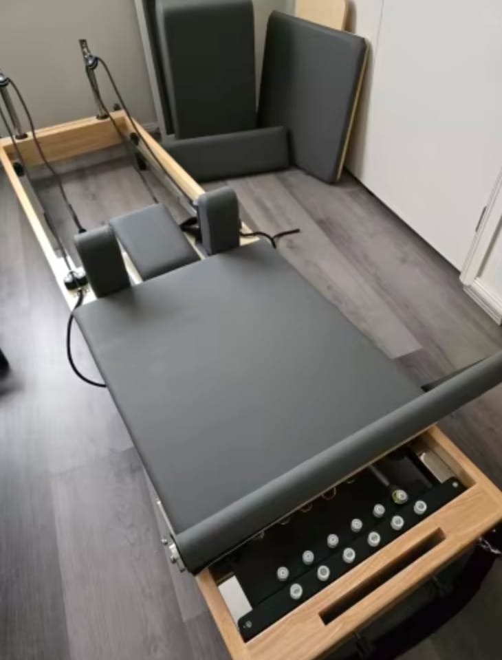 Customer photo review of GoodForm™ Wooden Studio Pilates Reformer