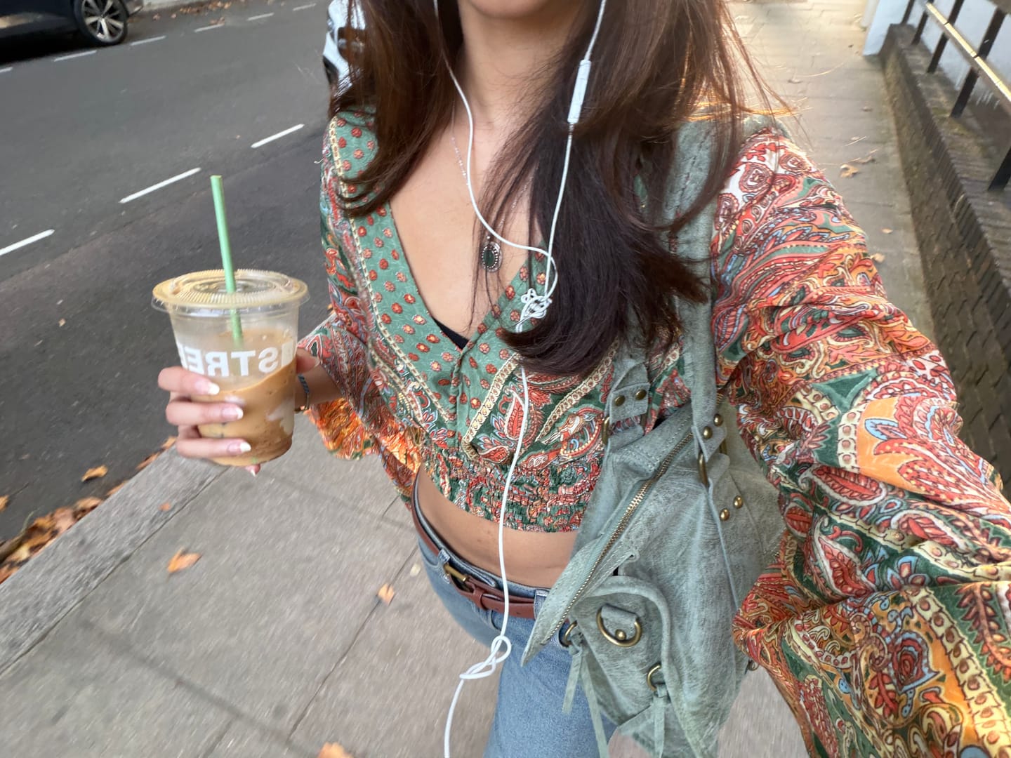 Customer photo review of It girl bag matcha