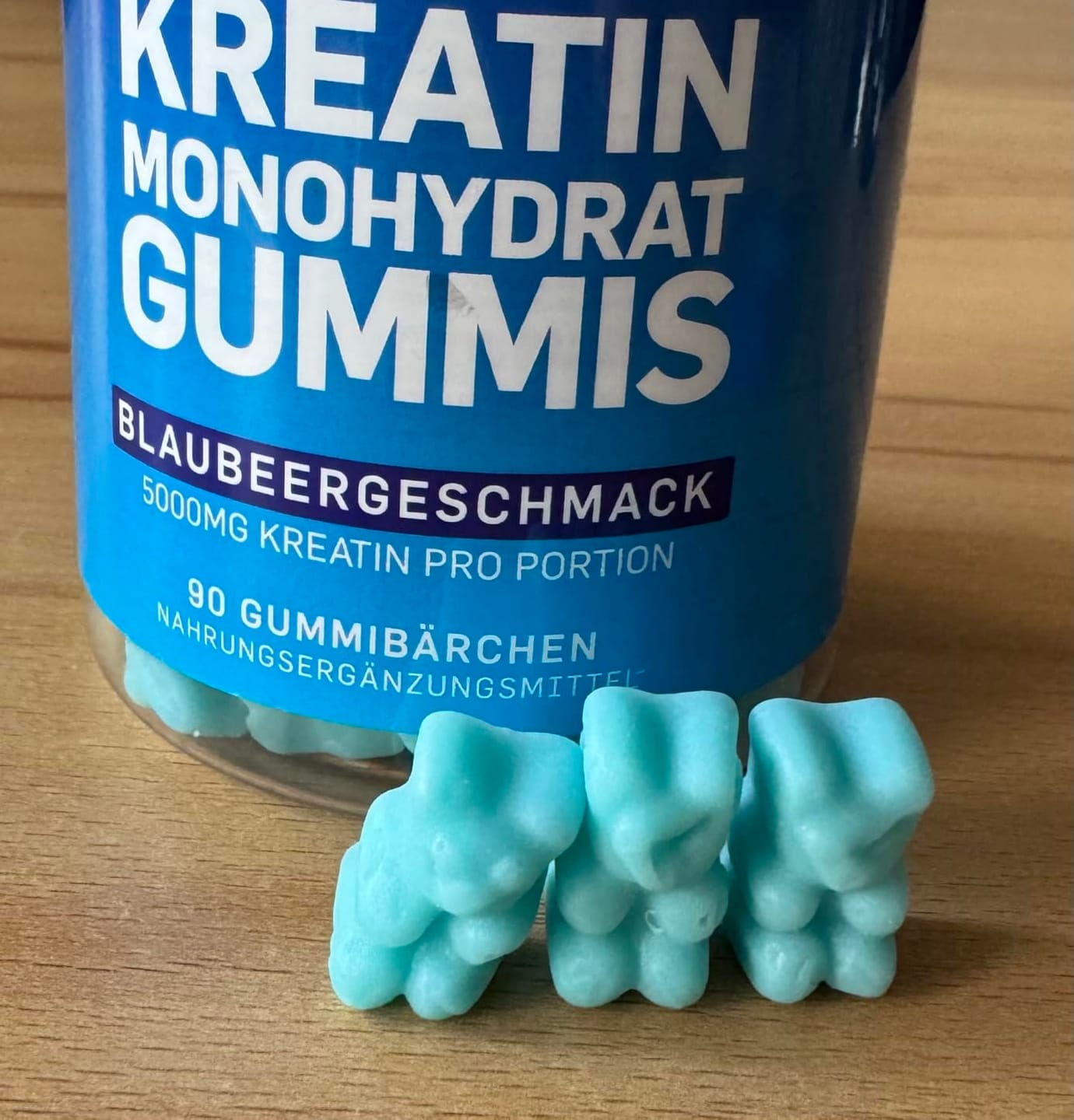 Customer photo review of Creatine Gummies – Blueberry