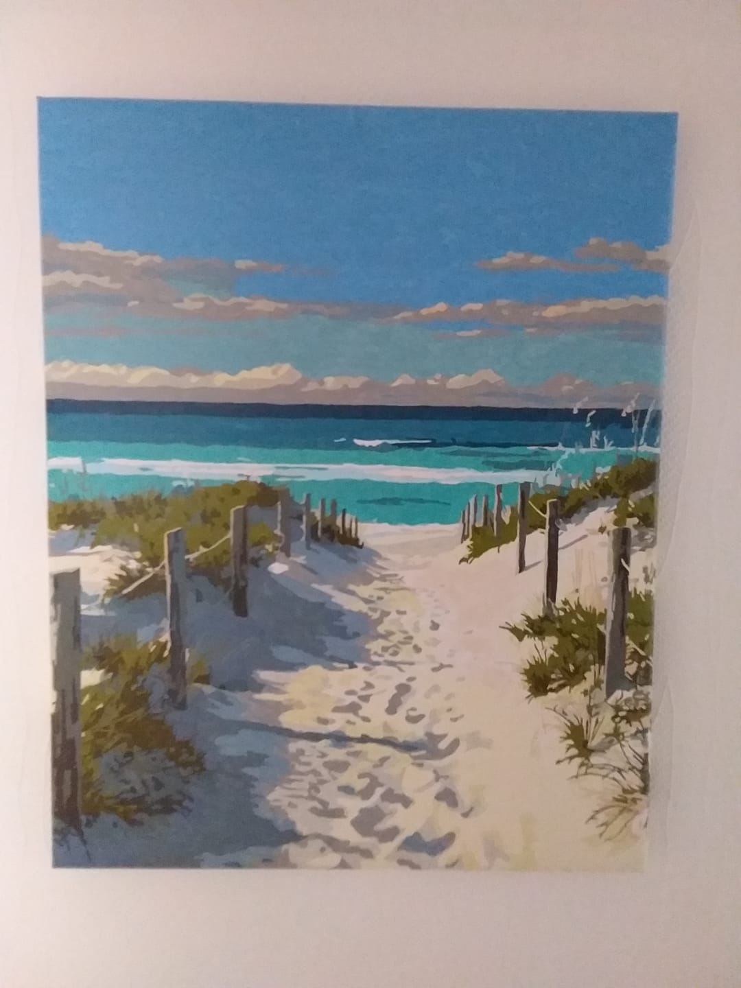 Customer photo review of Malen nach Zahlen - Strandweg