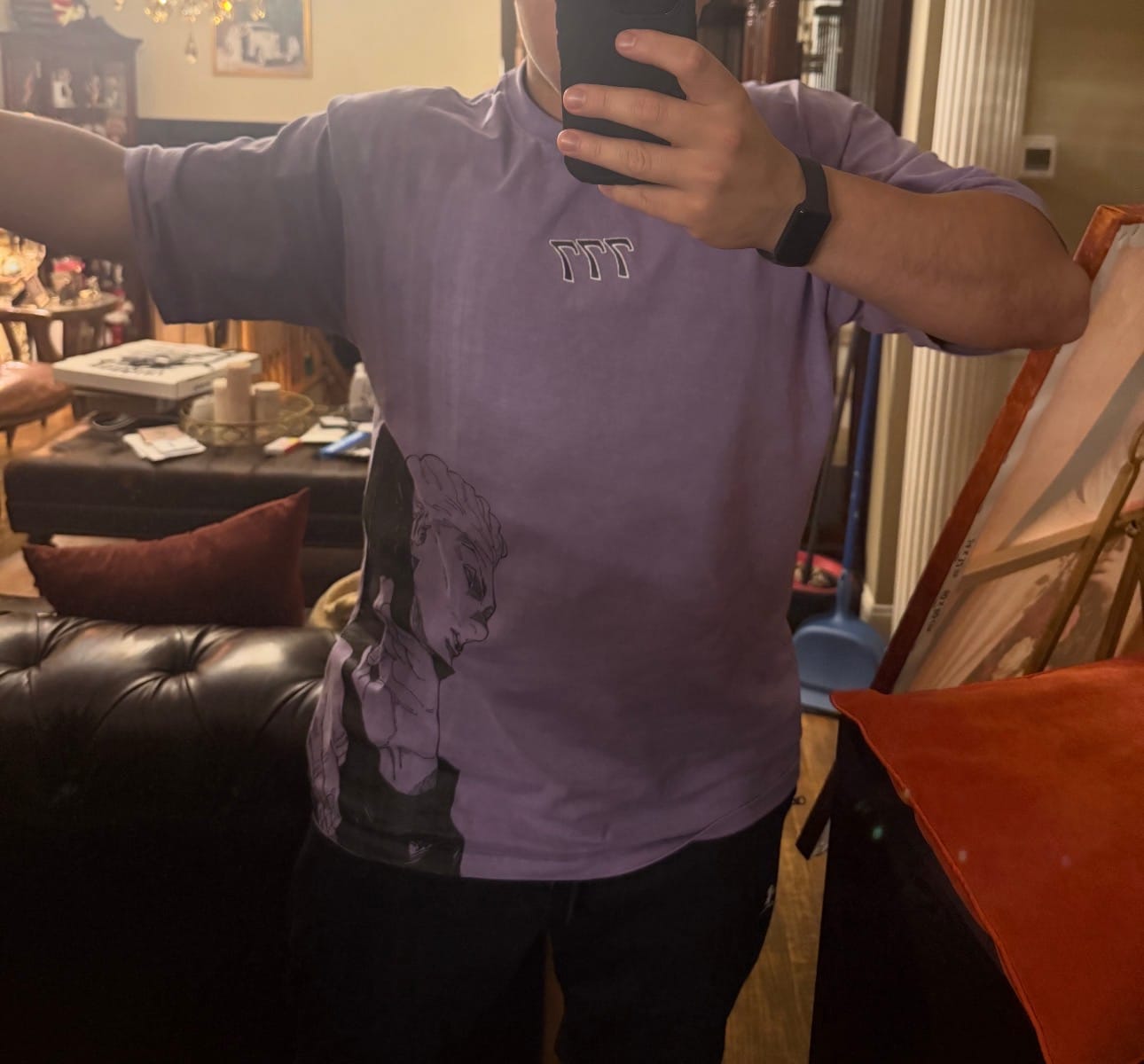 Customer photo review of GAMBLER WASH TEE