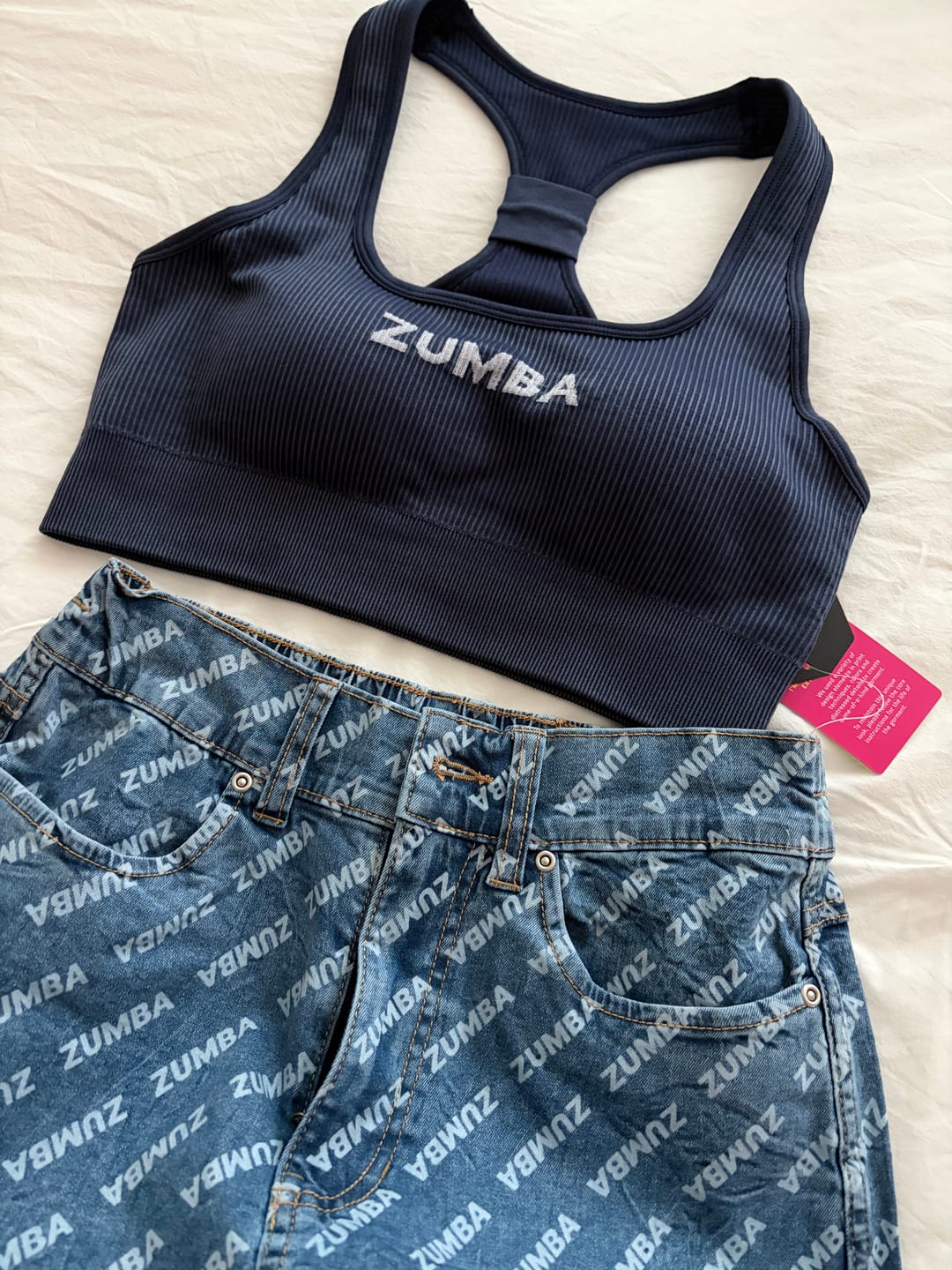 Customer photo review of Blue Jean Baggy Denim Cargo Pants