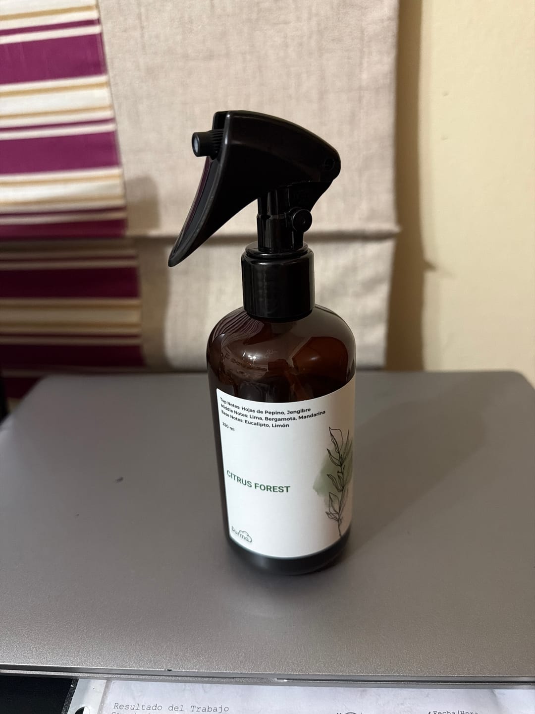 Customer photo review of Citrus Forest - Bruma de Almohada para Relajar (250 ml)