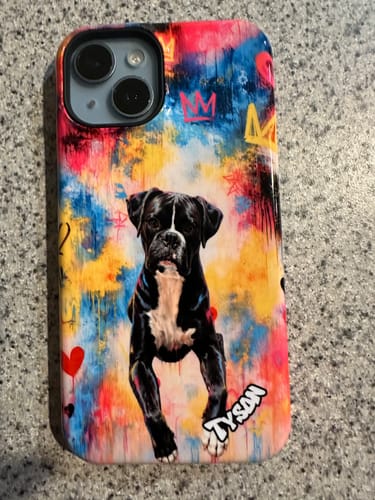 Customer photo review of Personalized Phone Case - Graffiti