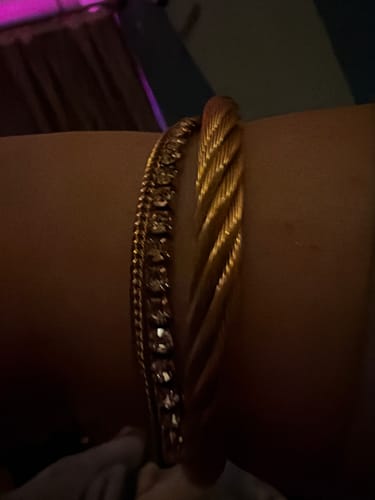 Customer photo review of Ezra Woven Bracelet