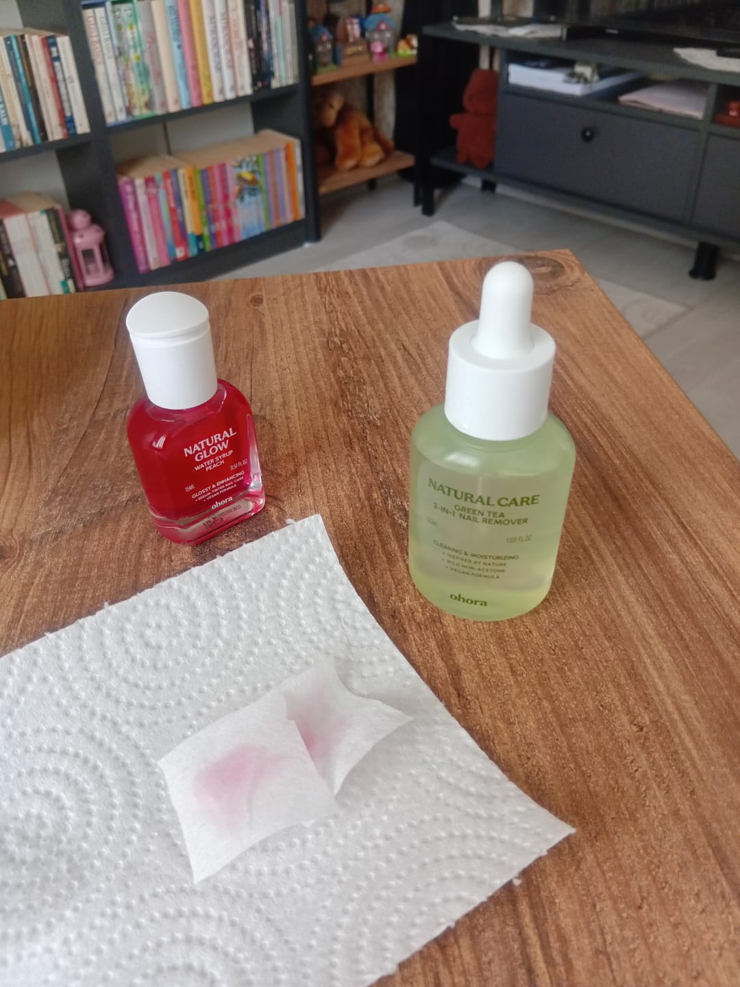 Customer photo review of Ohora Asetonsuz Jel, Takma Tırnak ve Oje Çıkarıcı 50ml - Yeşil Çaylı Nemlendirici Solüsyon