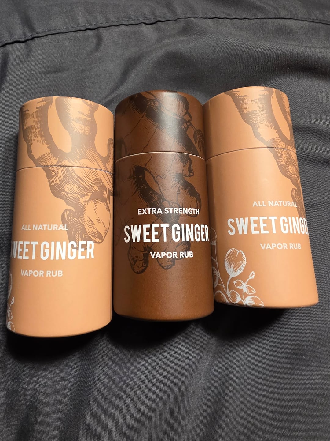 Customer photo review of Sweet Ginger Vapor Rub Stick