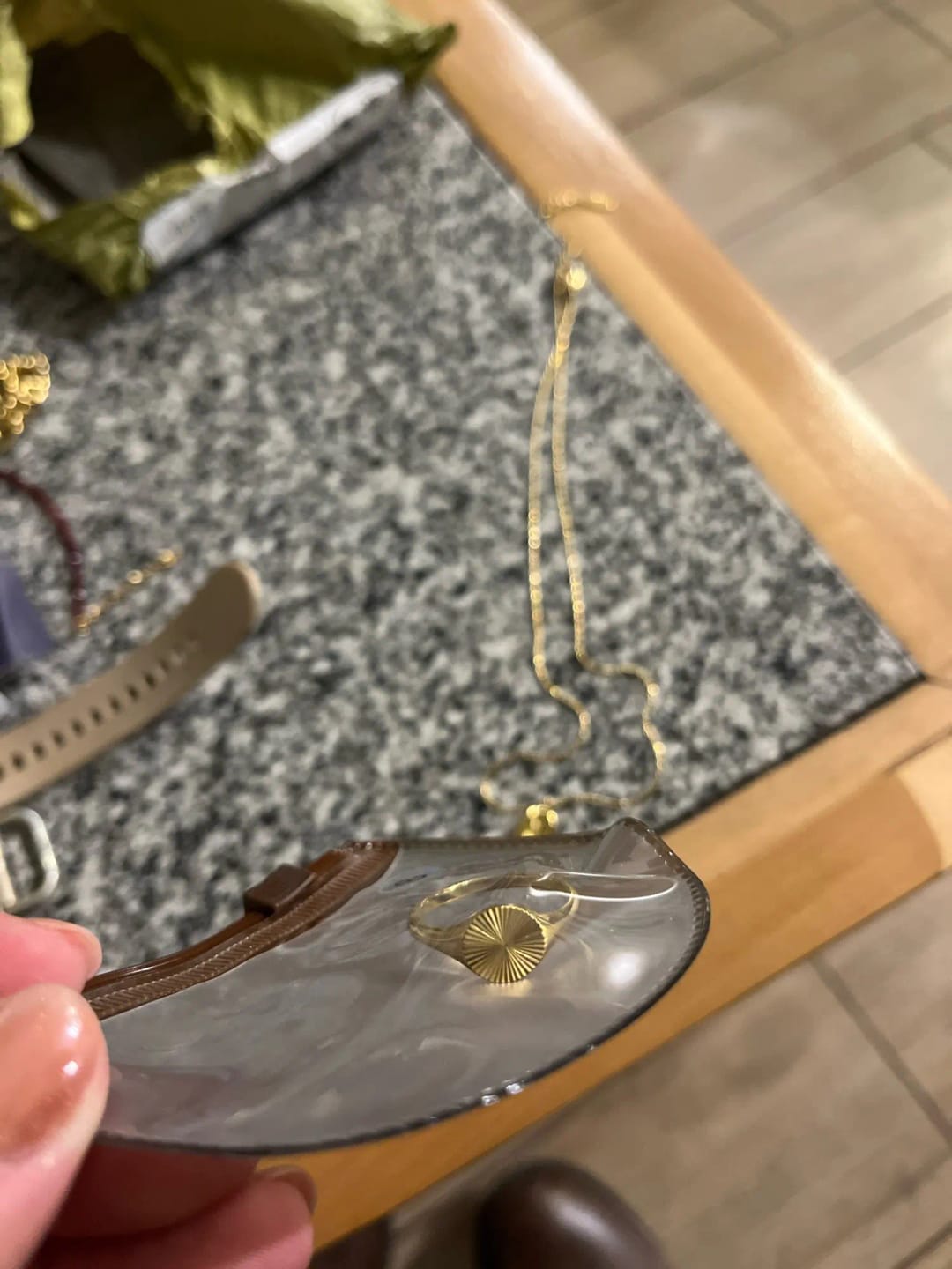 Customer photo review of Golden Zenith Ring