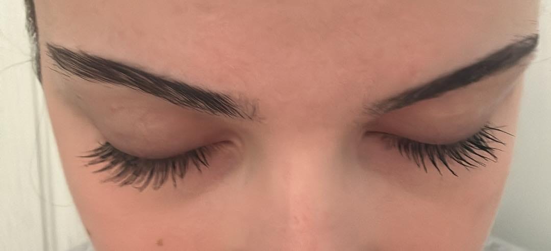 Customer photo review of LASH GROWTH SERUM