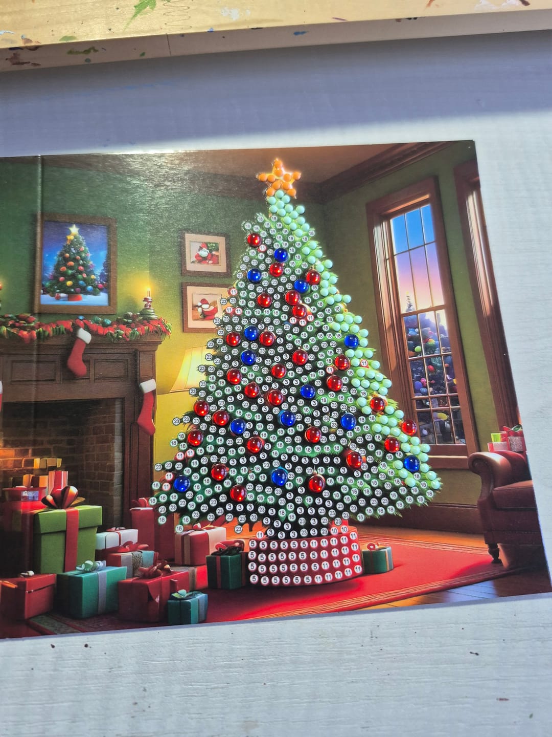 Customer photo review of 12 Weihnachtskarten – Magische Weihnachten-Set