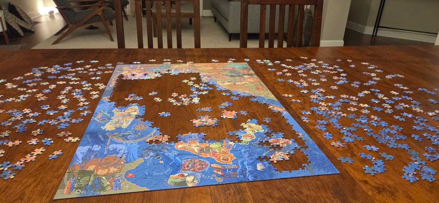 Customer photo review of Italy Gourmet Puzzle