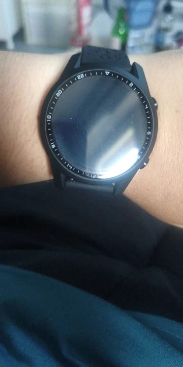 Customer photo review of Garmin 18/20/22mm Quick Release Leopard Print Silicone Band