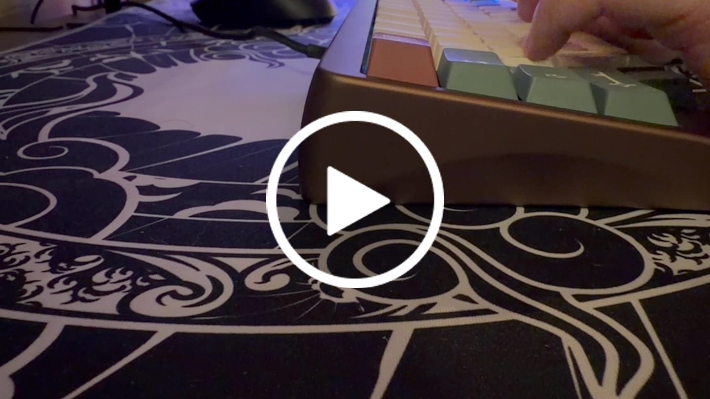 Customer video review of HMX TT Red S Light Tactile Switch Factory Lubed (10PCS)