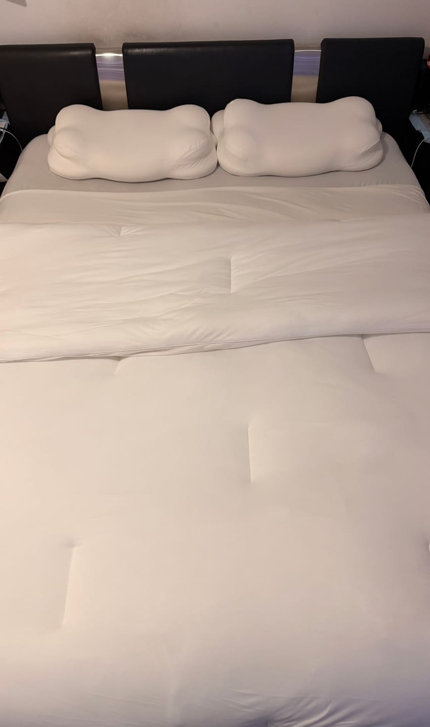 Customer photo review of CloudAlign Pillow