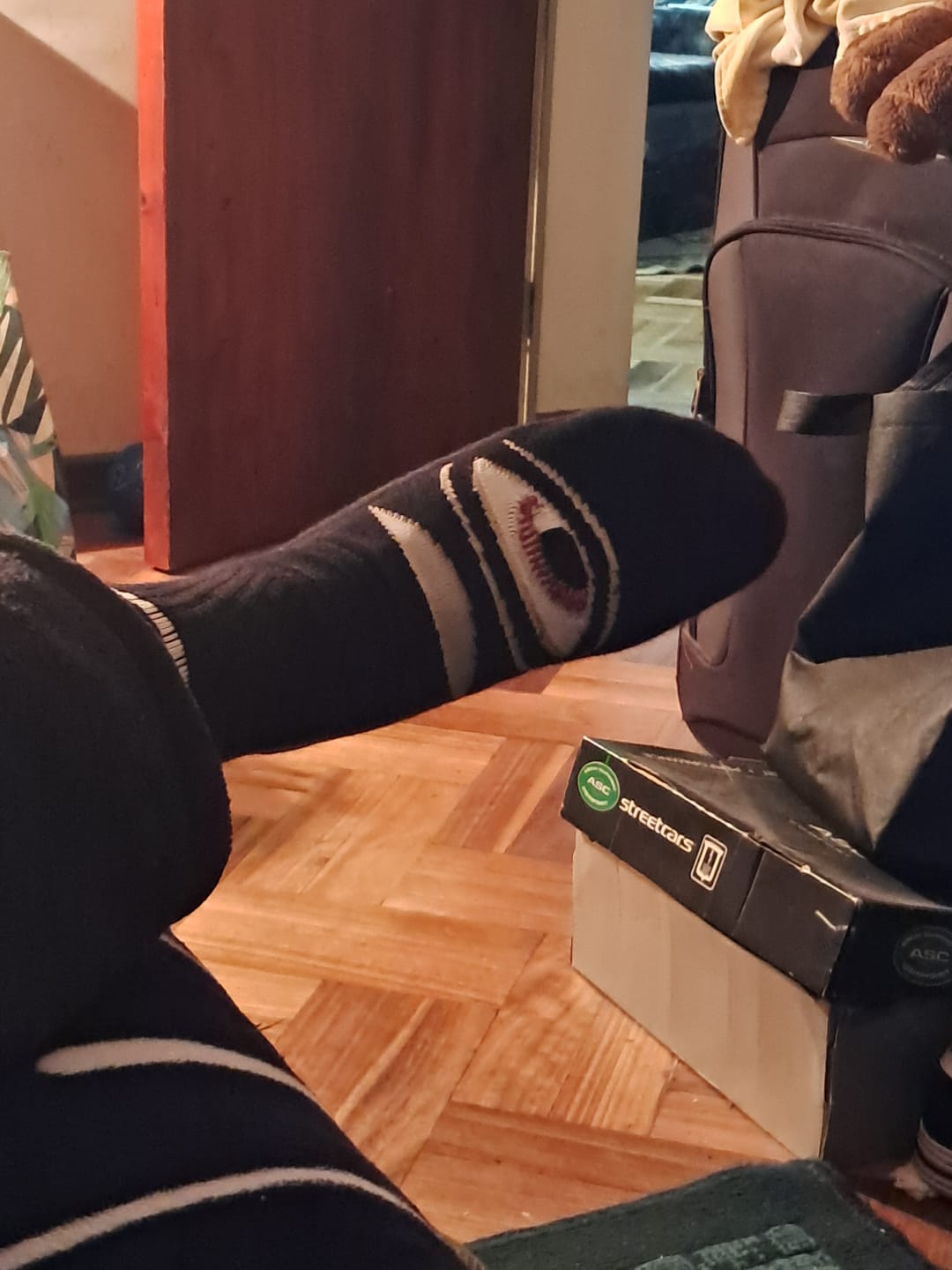 Customer photo review of Calcetines Toy Machine Sect eye Black SOCTM0043