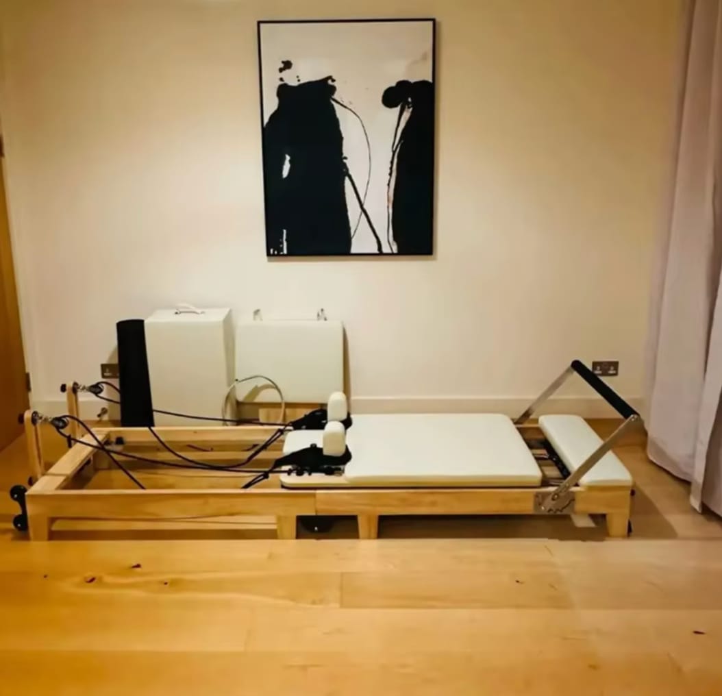 Customer photo review of GoodForm™ Wooden Studio Pilates Reformer