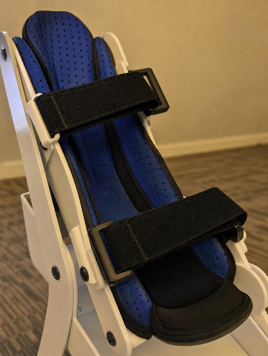 Customer photo review of Holtrow Glide™ — Powered Knee Motion Machine