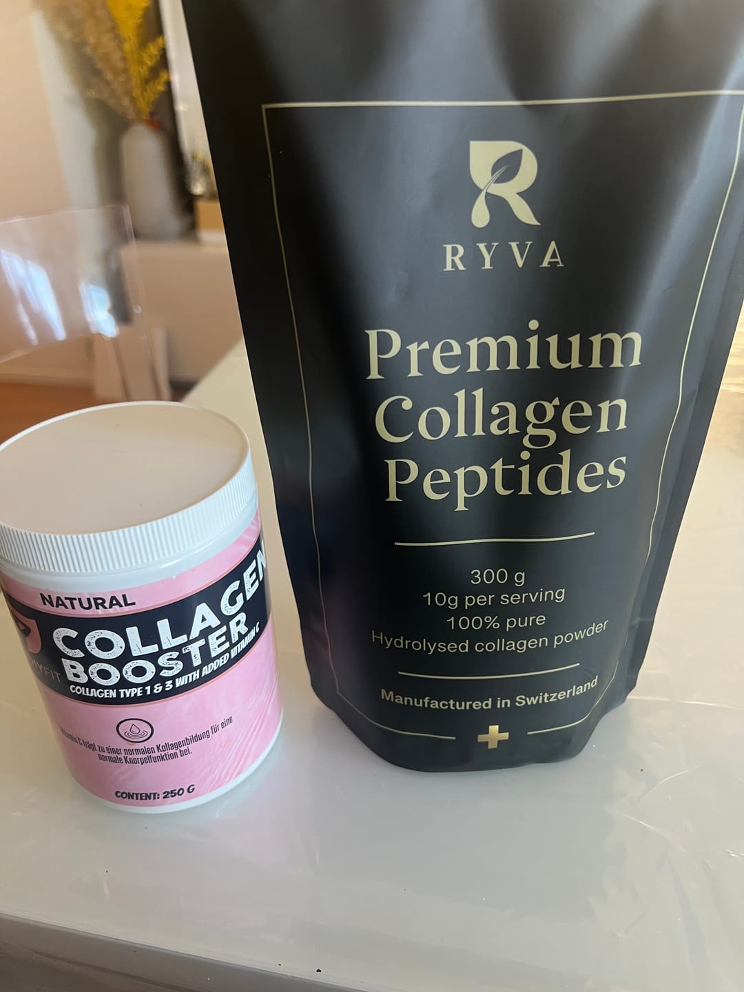 Customer photo review of RYVA Premium Collagen Peptides | 300 g = 30 Portionen