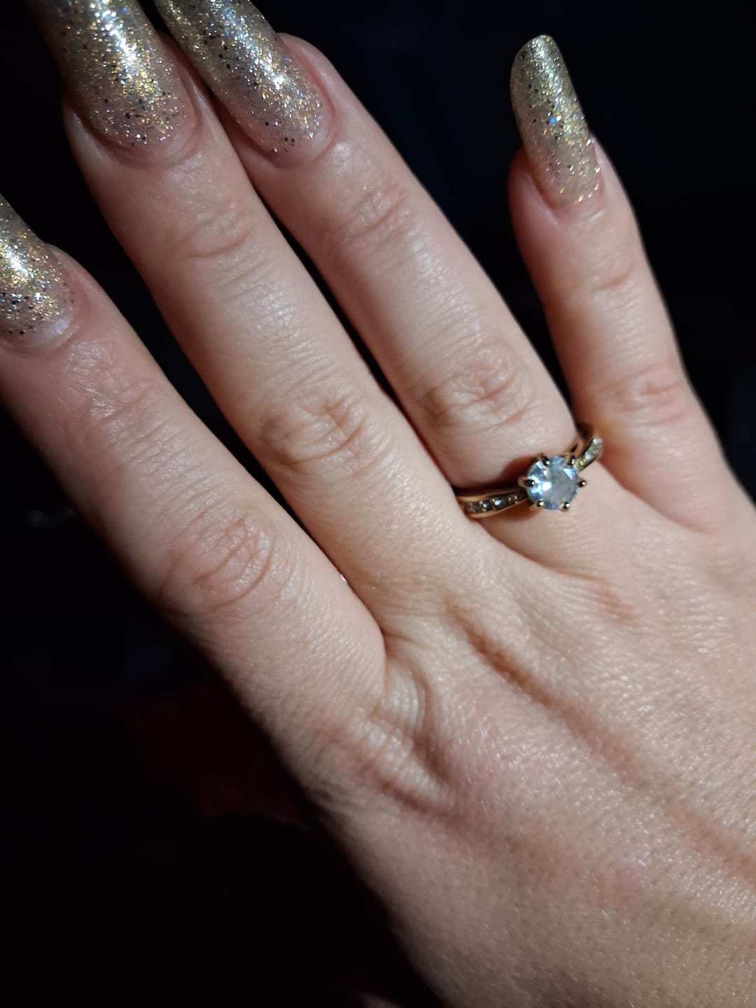 Customer photo review of Inel Crystals - Gold