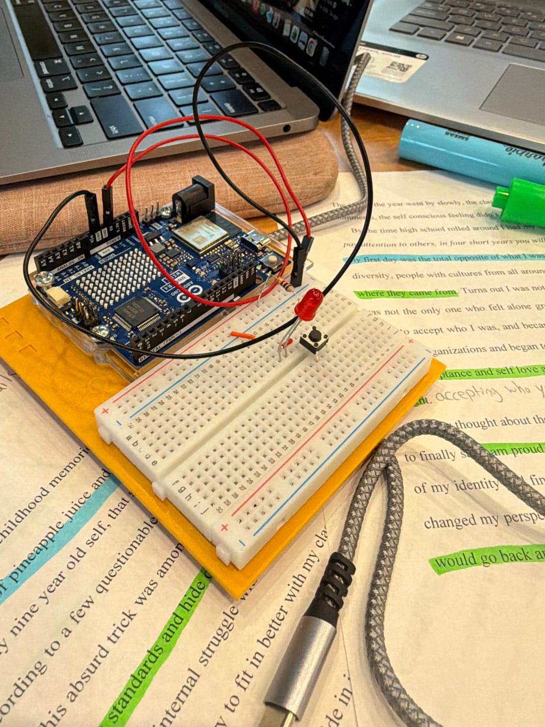 Customer photo review of Arduino Starter Kit R4