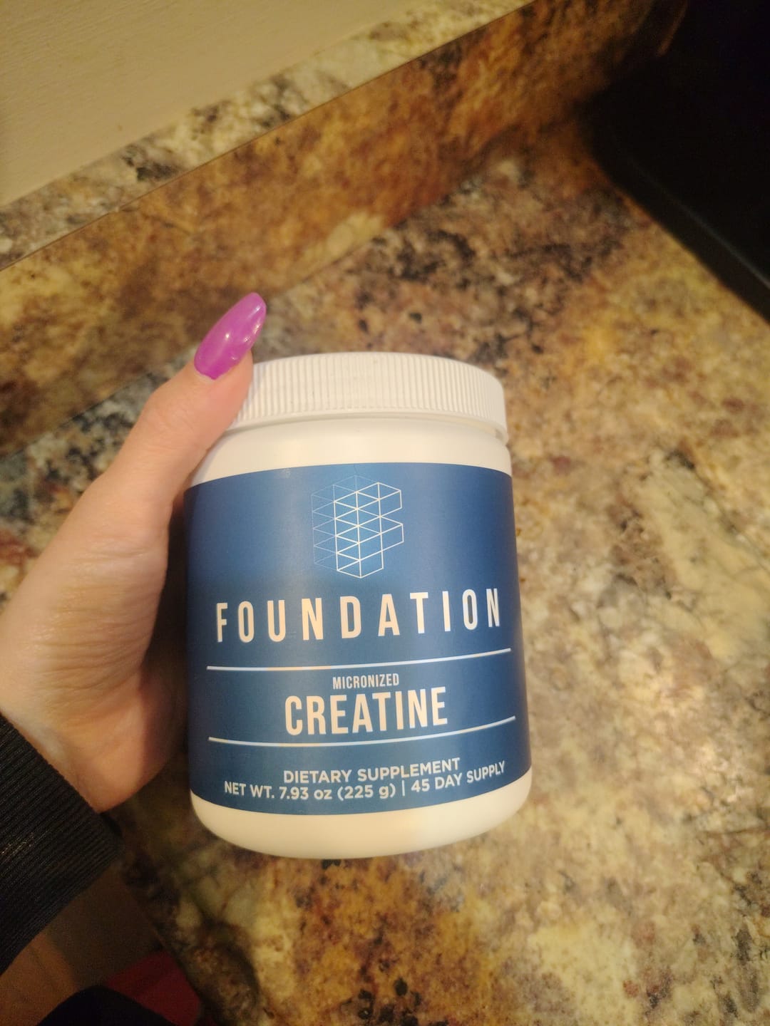Customer photo review of Foundation Micronized Creatine