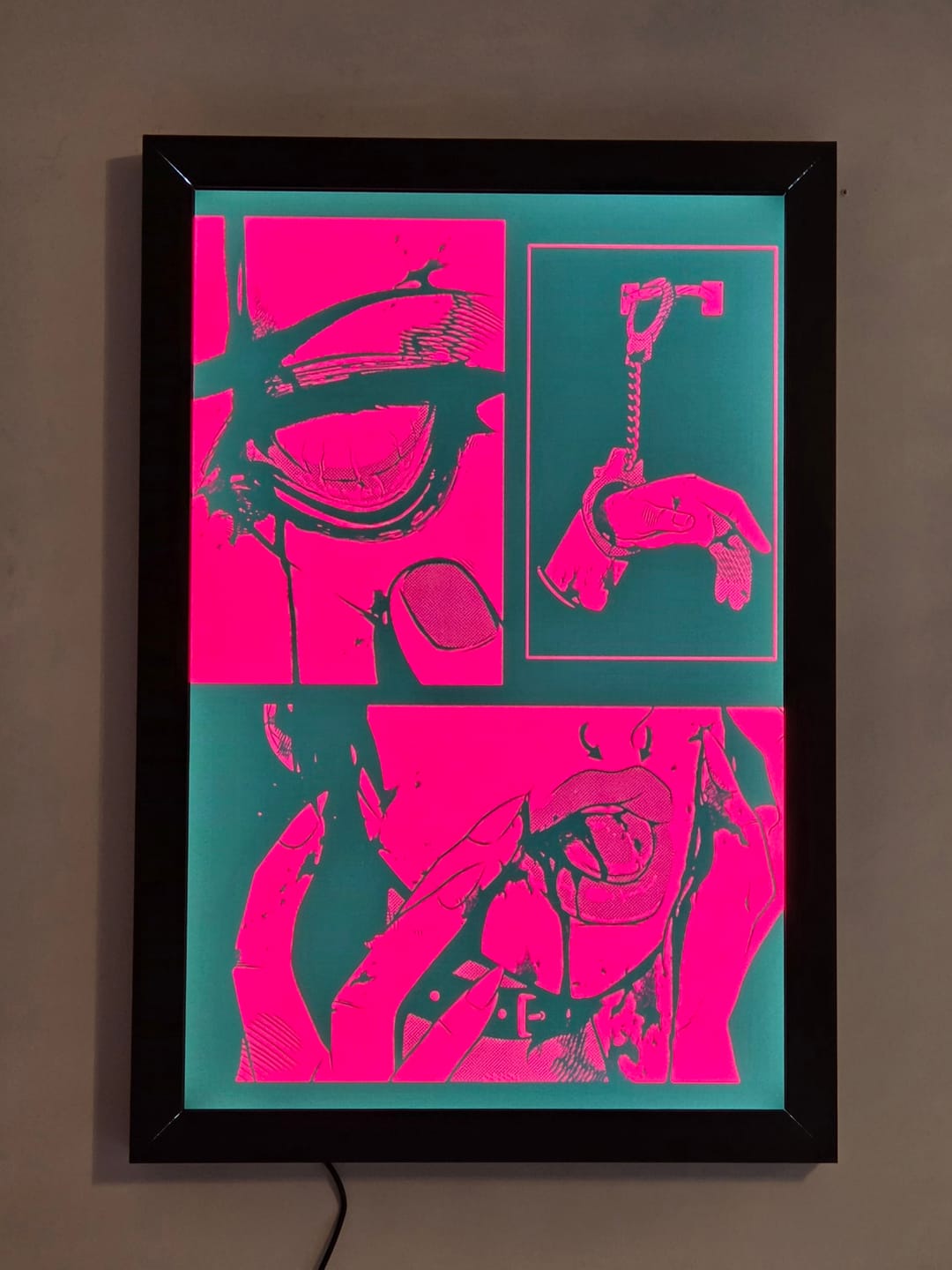 Customer photo review of Lightbox Frame (16x24 in)