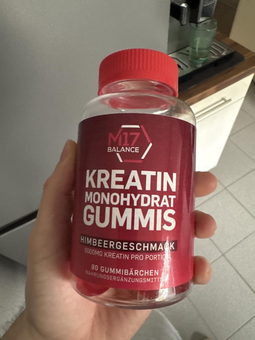 Customer photo review of Creatine Gummies – Raspberry