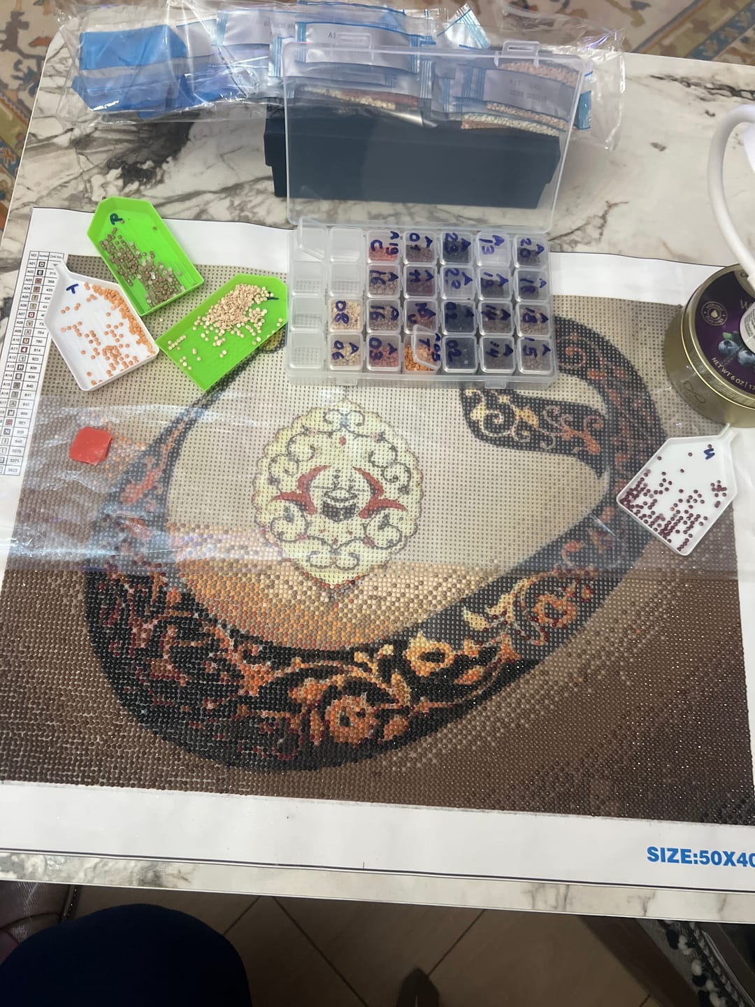 Customer photo review of Motifli Vav Harfi 40x50 cm