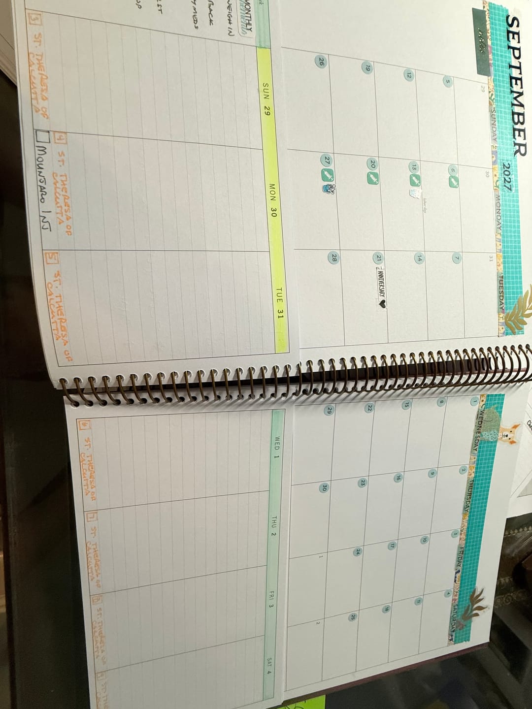 Customer photo review of Yearly 2027 | The Scout Planner | Hermia the Fierce