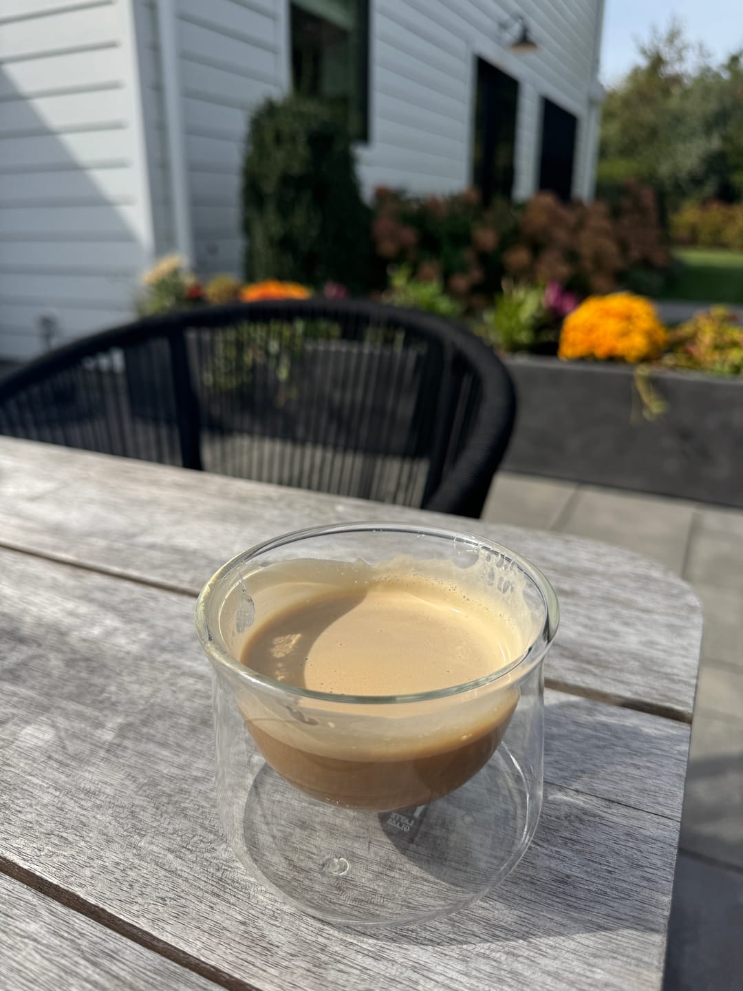 Customer photo review of FLUR Espresso Glasses