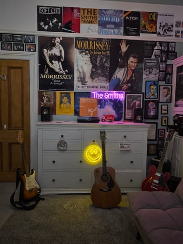 Customer photo review of Custom Neon: The Smiths