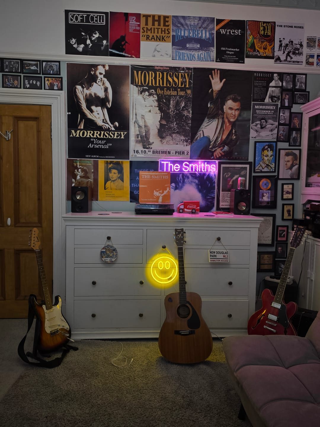 Customer photo review of Custom Neon: The Smiths