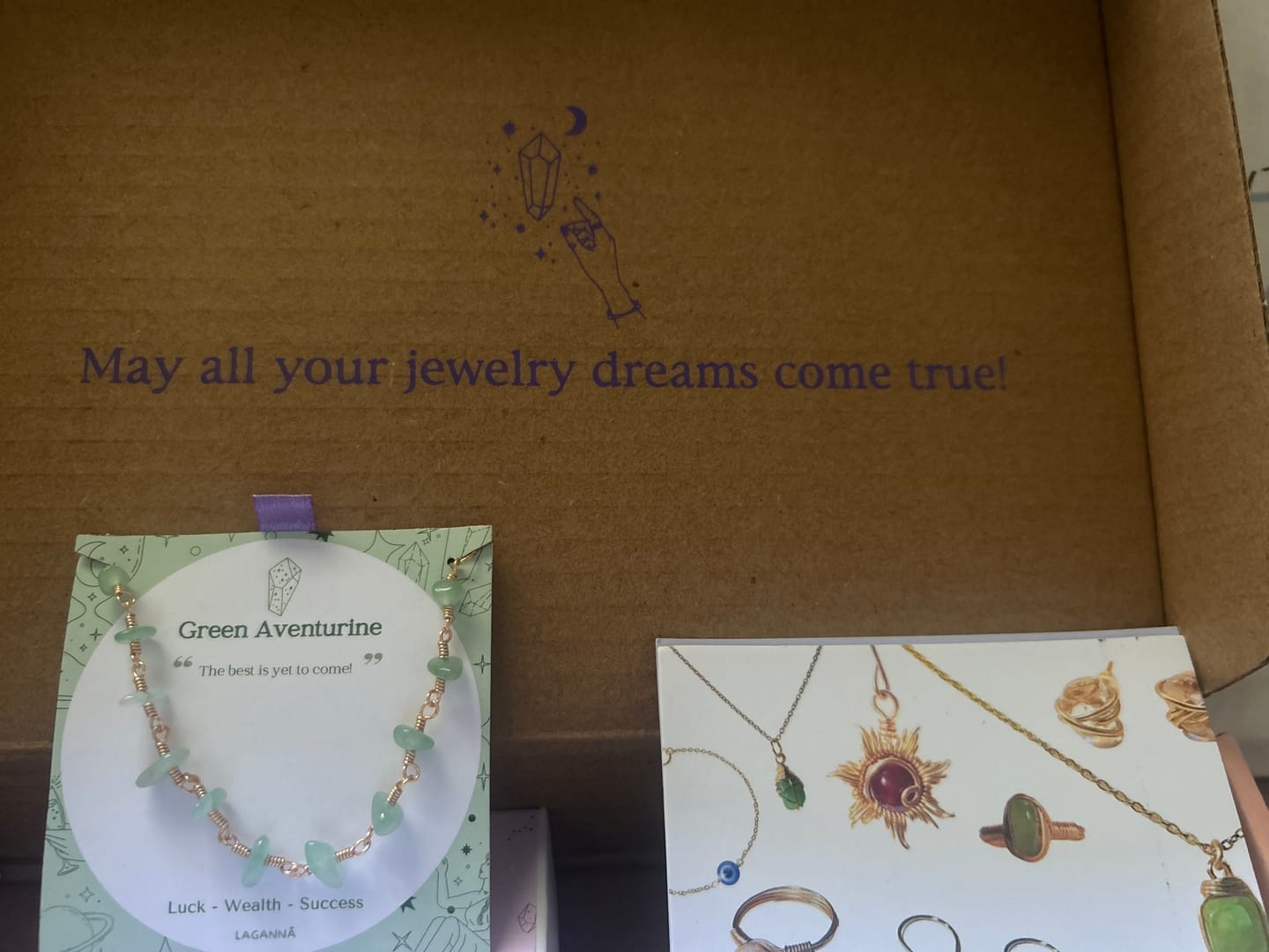 Customer photo review of Fortune Bracelet | Green Aventurine