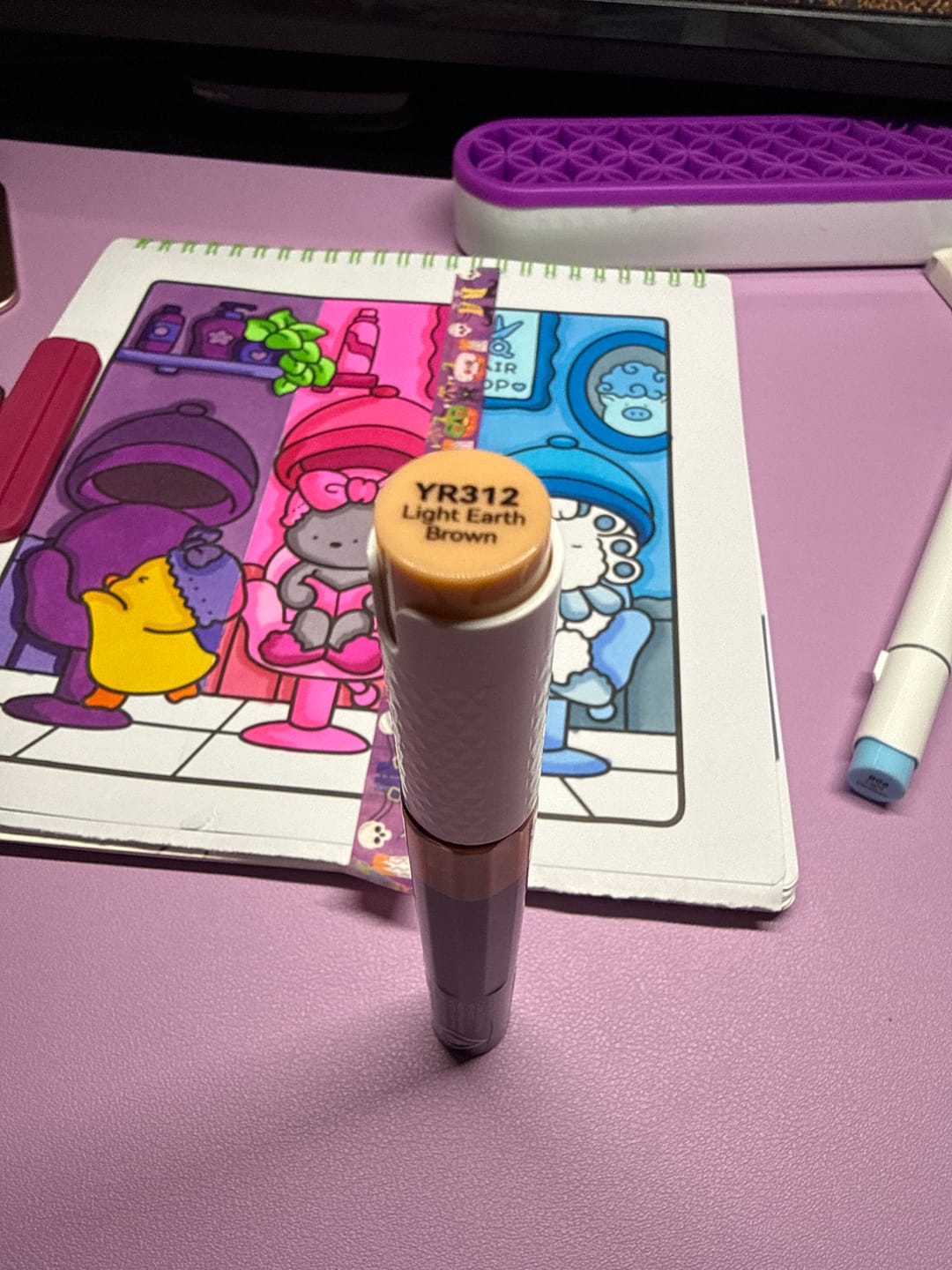Customer photo review of Ohuhu Marker Ink YR312 / E110 Refill for Alcohol marker