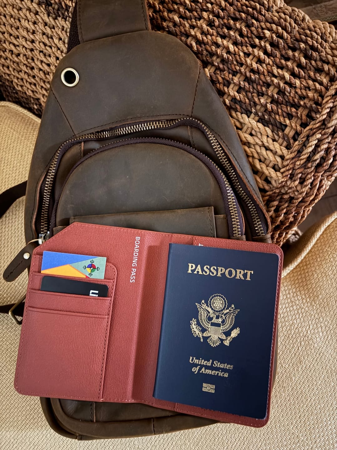Customer photo review of Passport Holder Air