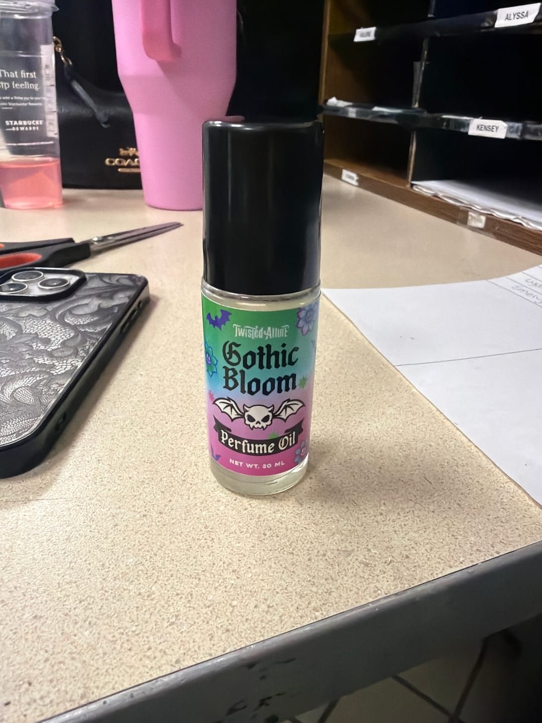Customer photo review of Gothic Bloom Perfume Oil