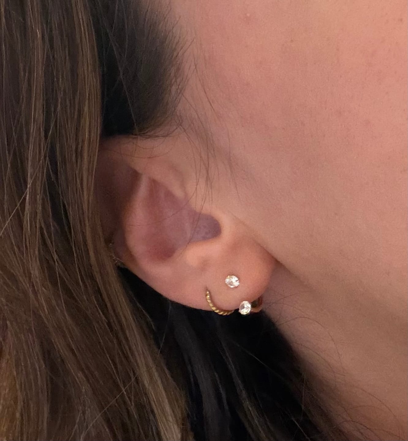 Customer photo review of Roxi U hoop Gold