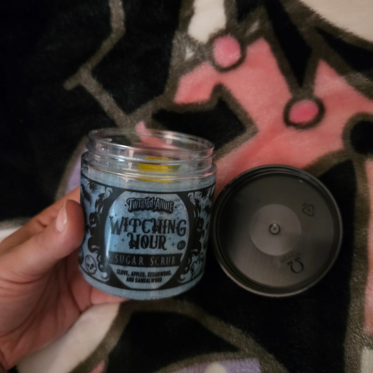 Customer photo review of The Witching Hour Sugar Scrub