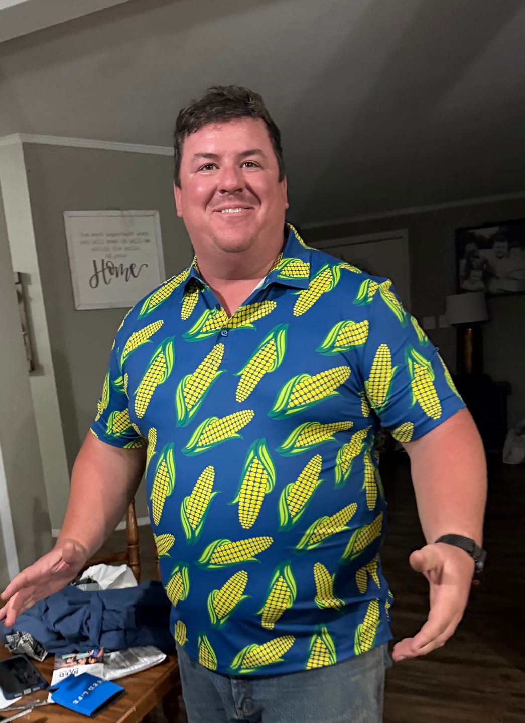 Customer photo review of Men's Corn Polo