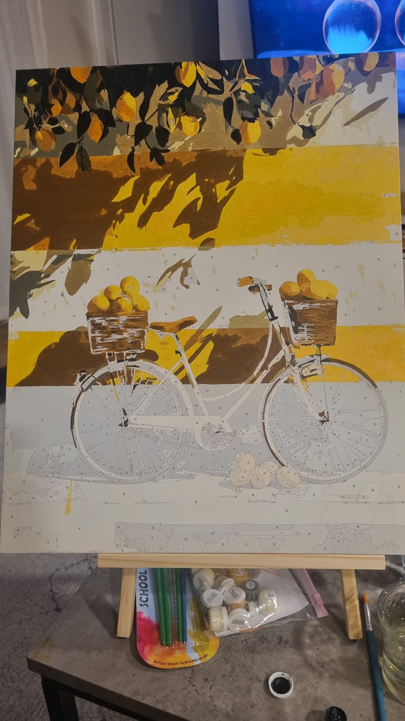 Customer photo review of Summer Ride | Paint by Number