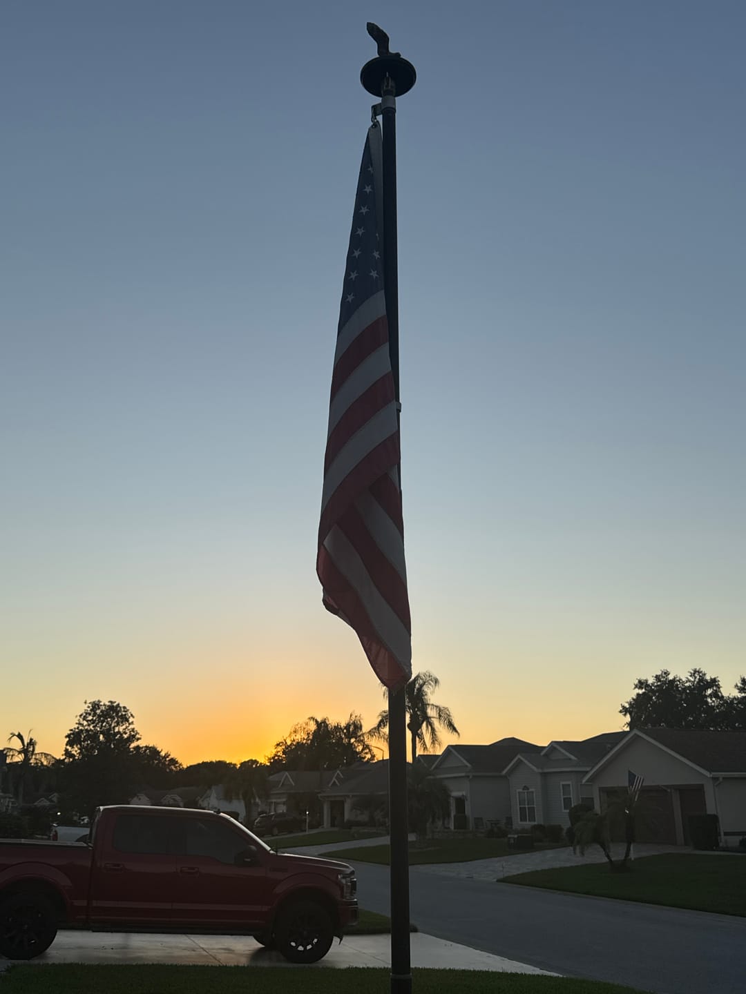 Customer photo review of Old Glory Wallet