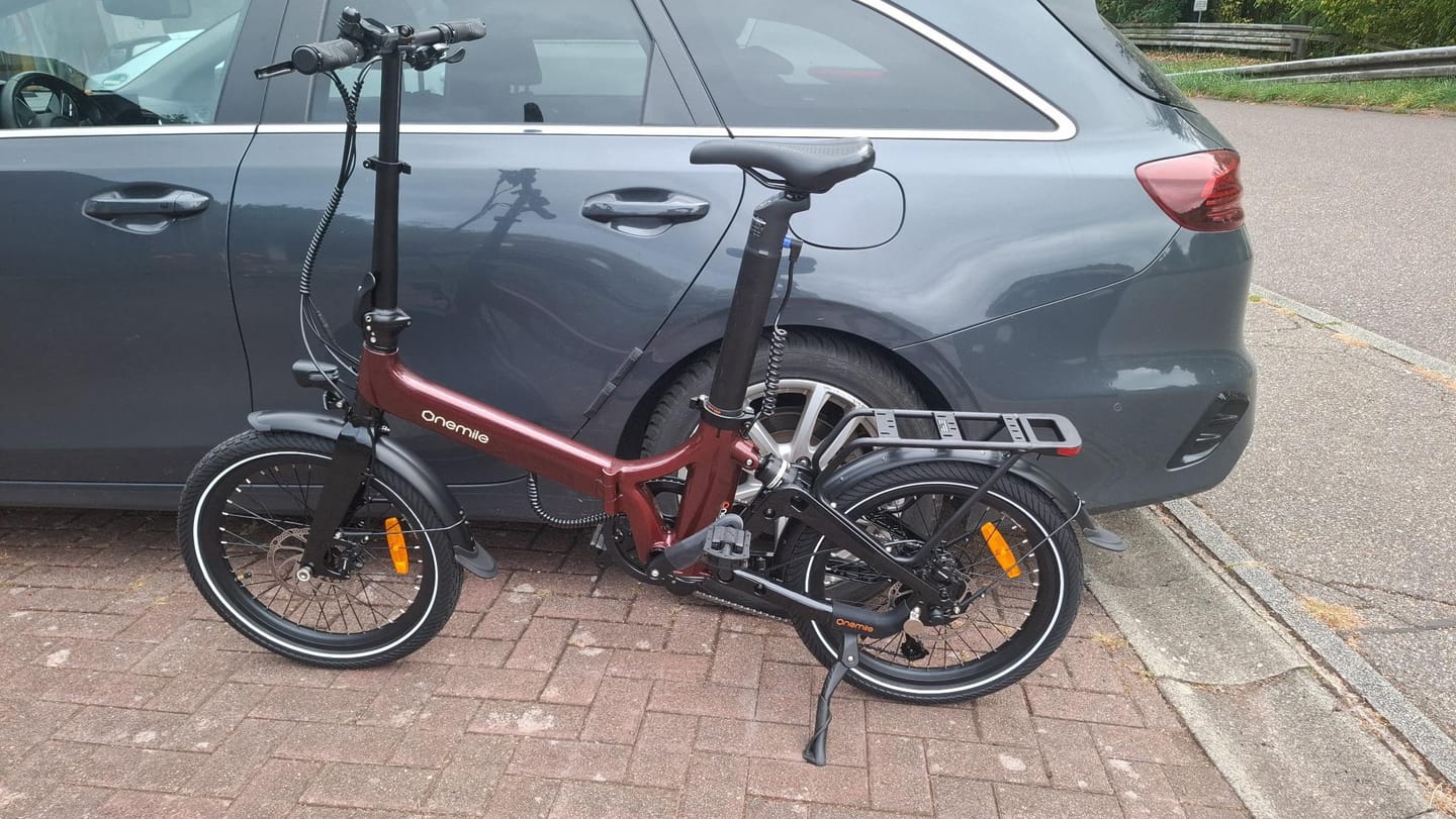 Customer photo review of Onemile Nomad Folding Ebikes