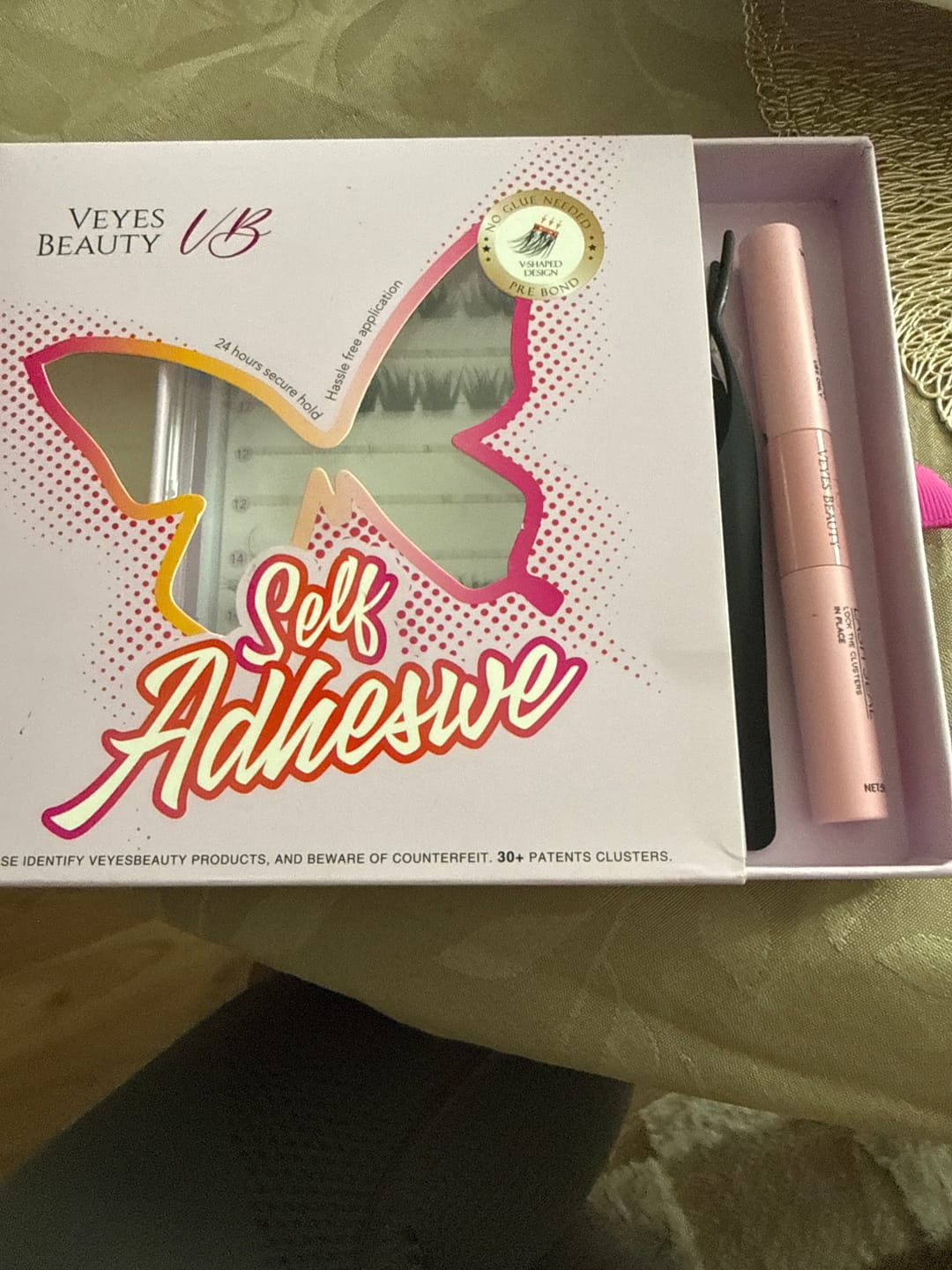 Customer photo review of Lash Bond & Seal - 10ml