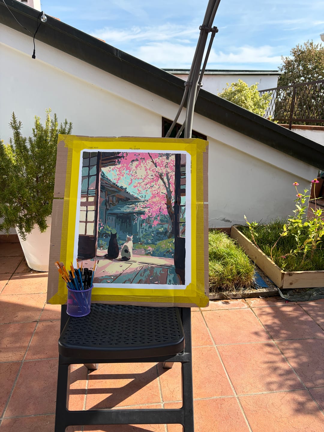 Customer photo review of Japanese stillness | Paint by Number
