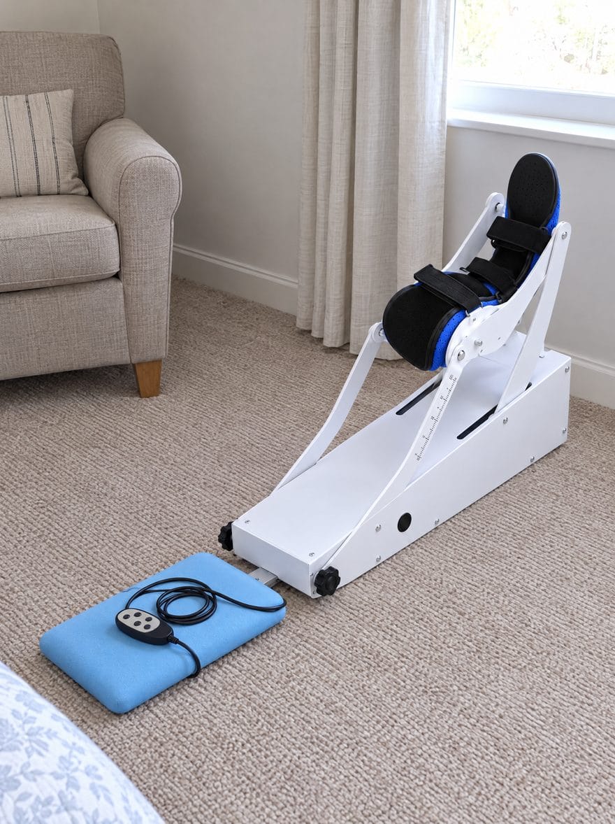 Customer photo review of Holtrow Glide™ — Powered Knee Motion Machine