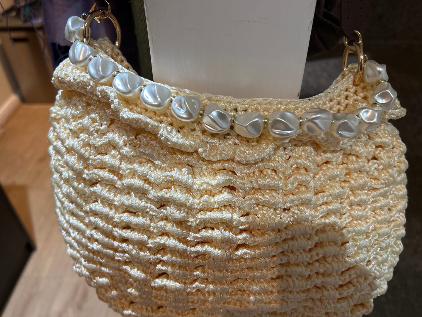 Customer photo review of Garden Bee Pearl Purse Kit