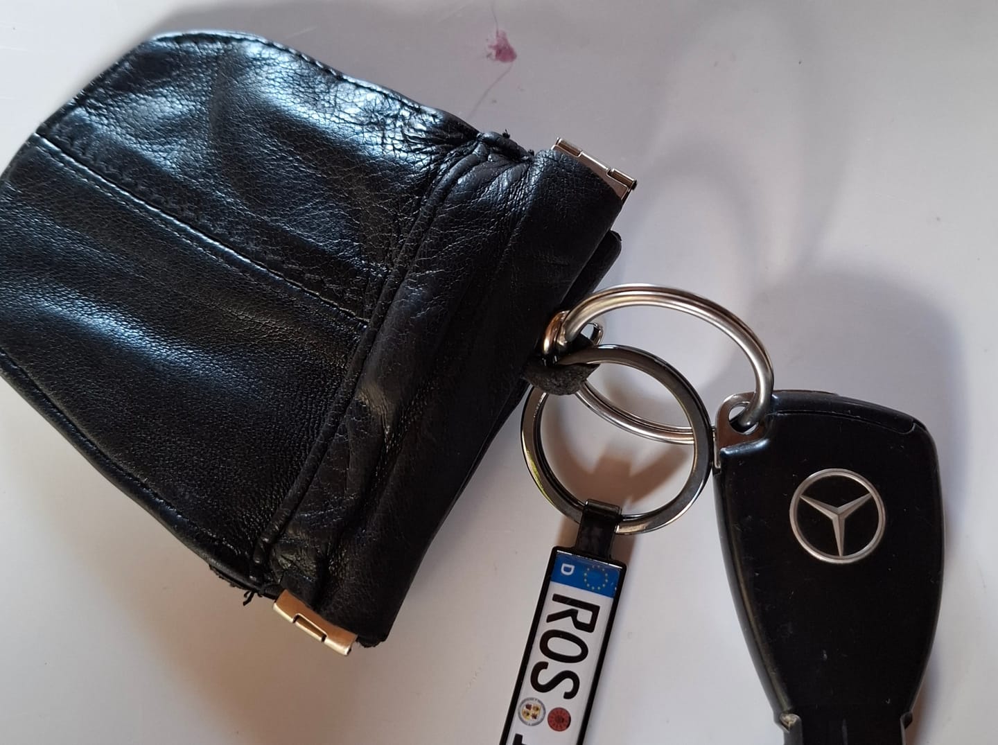 Customer photo review of Kennzeichen Schlüsselanhänger Mini Nummernschild Metall