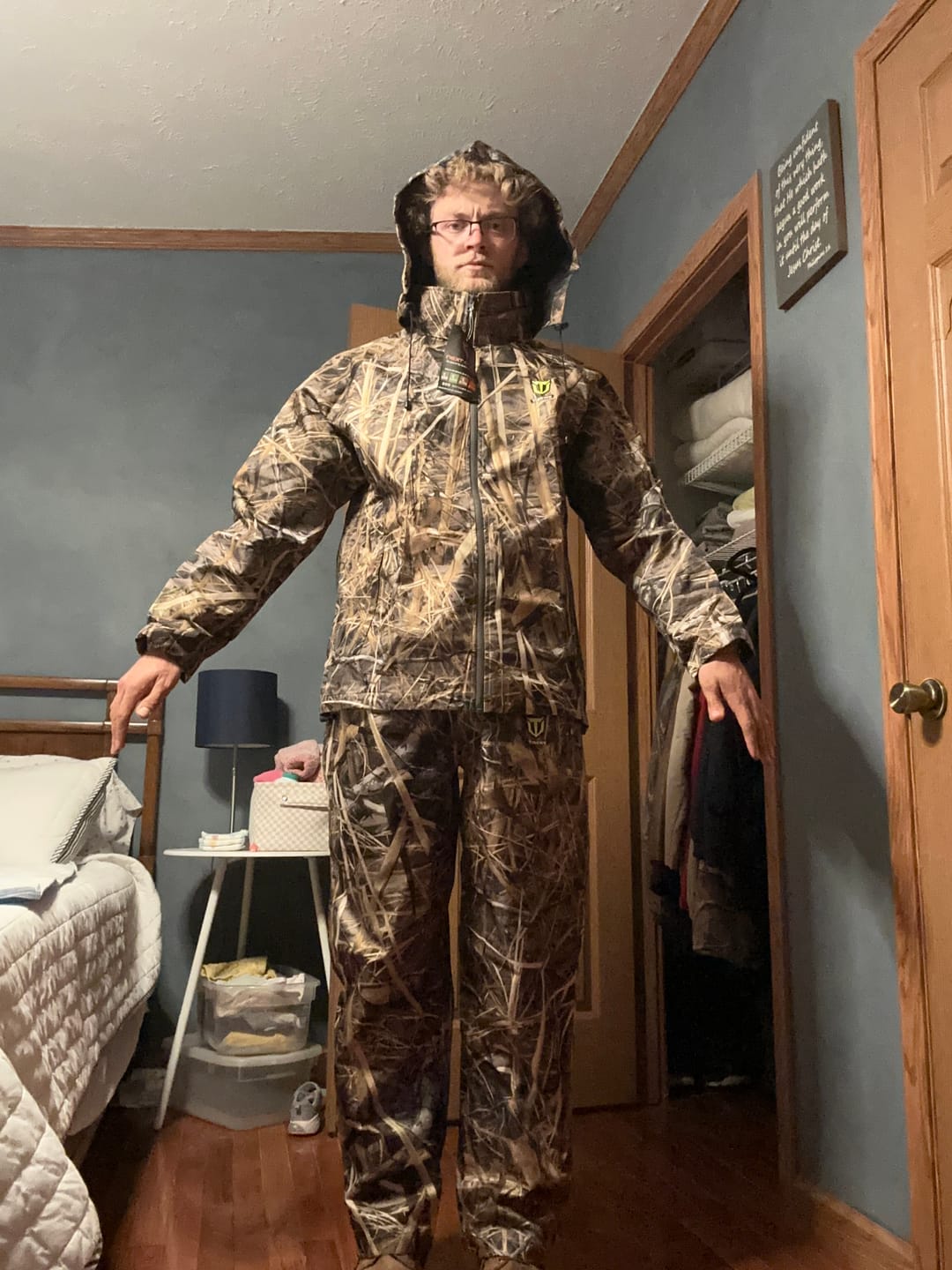 Customer photo review of Rain Suit, Waterproof Breathable Lightweight Rain Coat & Pant