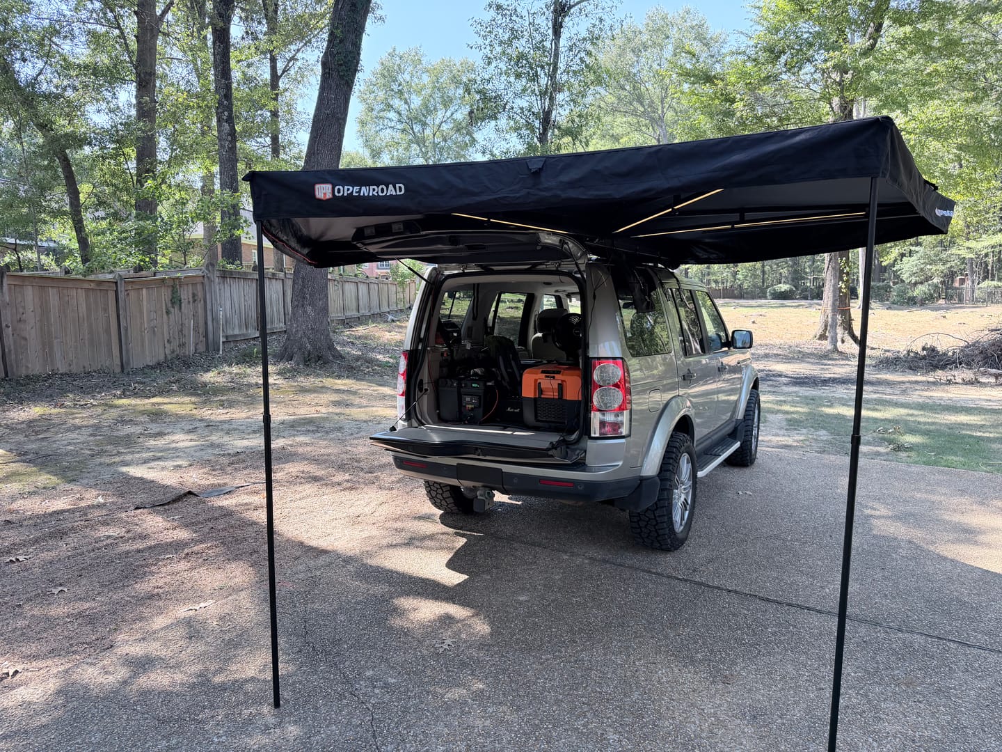 Customer photo review of OPENROAD  270 Free Standing Awning for Camping-Adventure Series